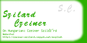 szilard czeiner business card